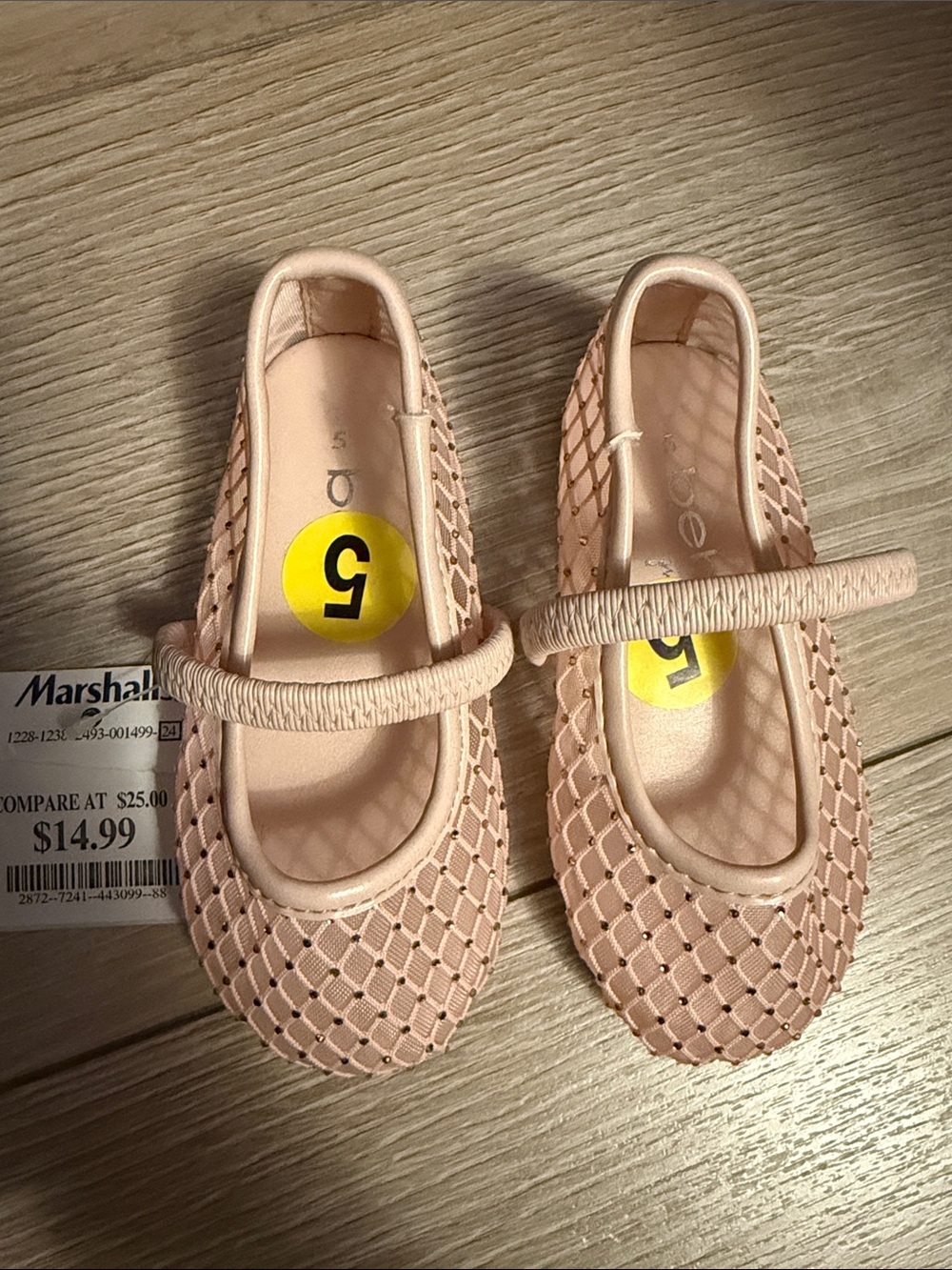 Cat & Jack Girls' Blush Pink Mary Jane Ballet Flats